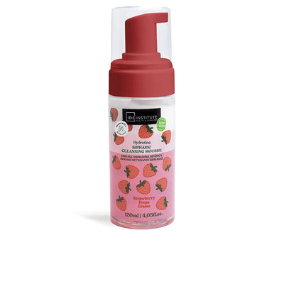 IDC INSTITUTE-Espuma de limpeza hidratante de morango 120 ml.-DrShampoo - Perfumaria e Cosmética