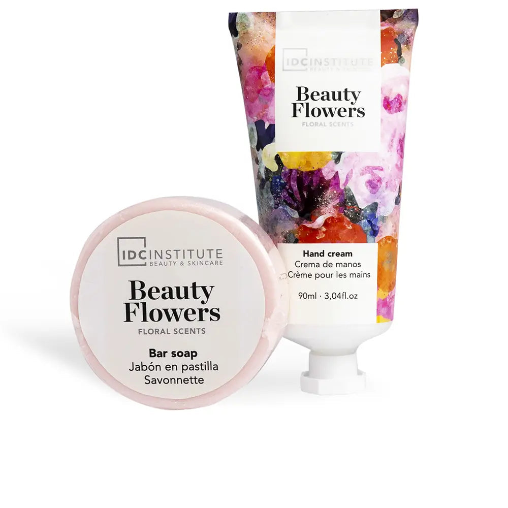 IDC INSTITUTE-JARRA DE ÁGUA COM FLORES BELEZA ESTOJO 3 pcs-DrShampoo - Perfumaria e Cosmética