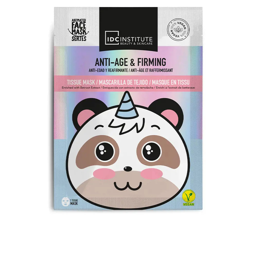 IDC INSTITUTE-Máscara de tecido PANDA 1 unidade-DrShampoo - Perfumaria e Cosmética