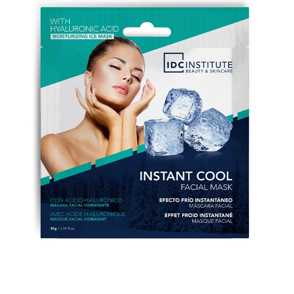 IDC INSTITUTE-Mascarilla Facial Hidratante Efecto Frío Instantáneo 30 gr-DrShampoo - Perfumaria e Cosmética