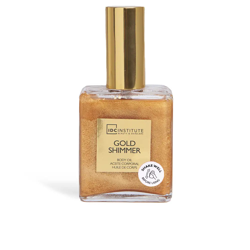IDC INSTITUTE-Óleo corporal GOLD SHIMMER 45 ml.-DrShampoo - Perfumaria e Cosmética