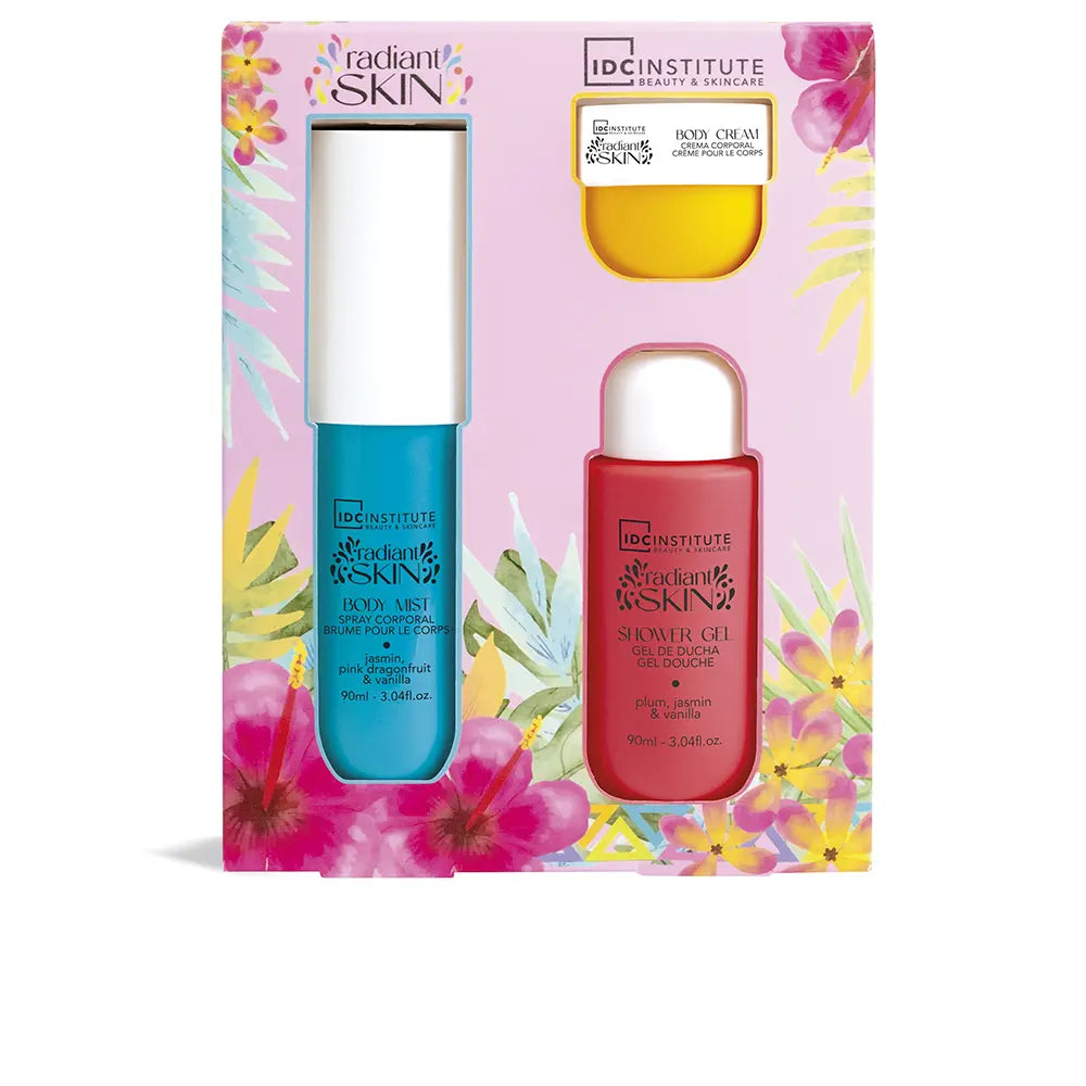 IDC INSTITUTE-RADIANT SKIN estojo de 3 peças.-DrShampoo - Perfumaria e Cosmética