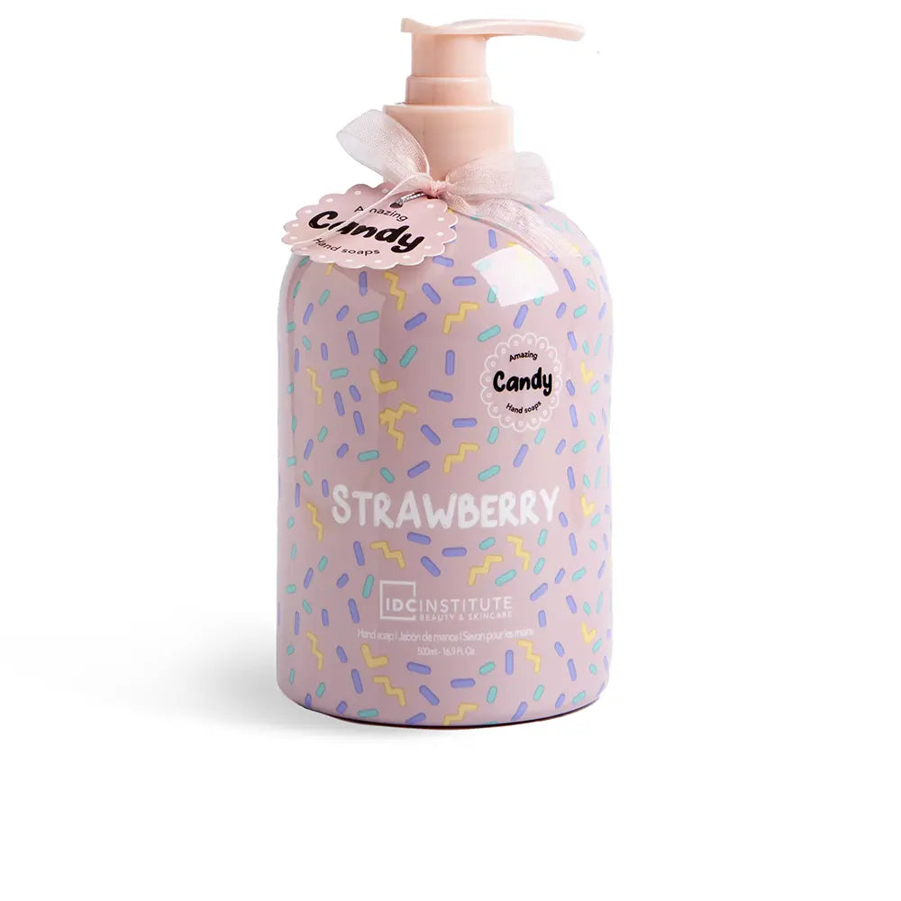 IDC INSTITUTE-SABONETE LÍQUIDO DE MORANGO CANDY 500 ml-DrShampoo - Perfumaria e Cosmética