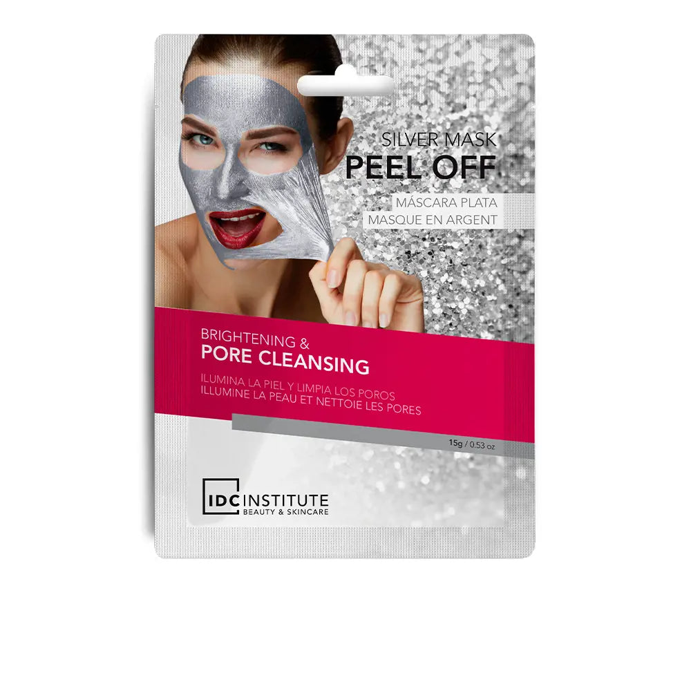 IDC INSTITUTE-SILVER MASK peel-off iluminador e desobstruidor de poros 15 gr-DrShampoo - Perfumaria e Cosmética Imagem principal do produto