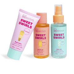 IDC INSTITUTE-SWEET SWIRLS embalagem com 4 peças.-DrShampoo - Perfumaria e Cosmética