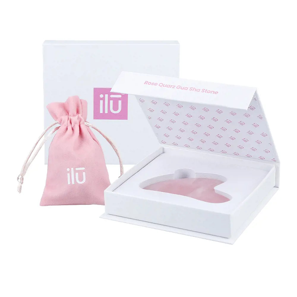 ILŪ-GUA SHA STONE Quartzo Rosa 1 unidade-DrShampoo - Perfumaria e Cosmética