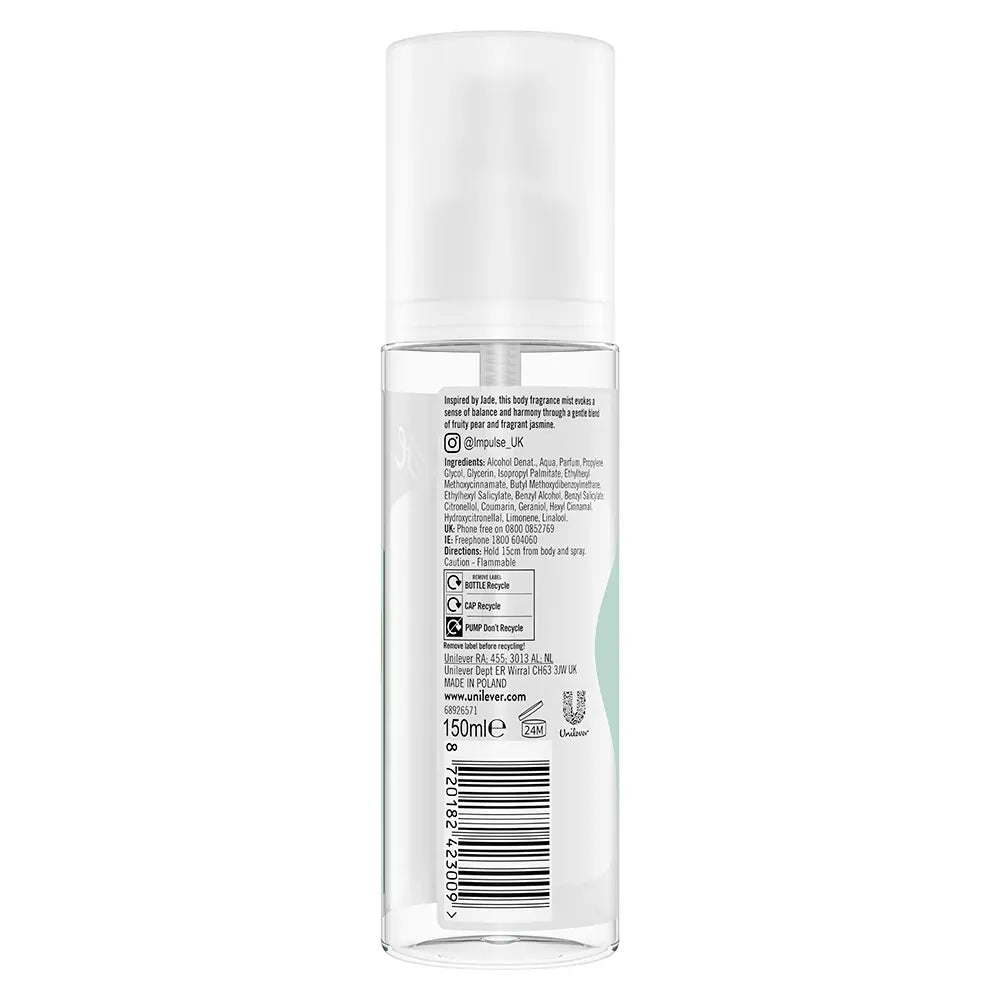IMPULSE-MISTURA CORPORAL PERFUMADA BALANCED MIND JADE 150 ml.-DrShampoo - Perfumaria e Cosmética