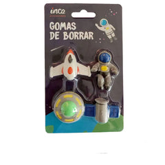 INCA-ESPACIO ERASERS LOT 4 pc-DrShampoo - Perfumaria e Cosmética