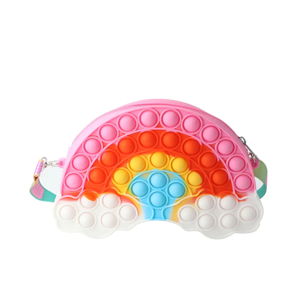 INCA-Rainbow silicone pop-it CROSSBODY BAG 21 x 14 x 3.5 cm 1 u-DrShampoo - Perfumaria e Cosmética