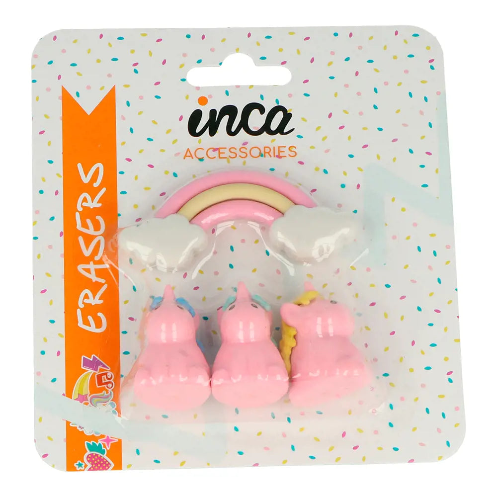 INCA-UNICORN ERASERS 4 u-DrShampoo - Perfumaria e Cosmética