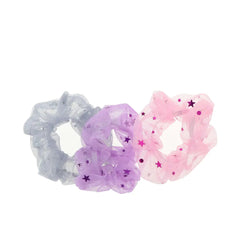 INCA-WRINKLED Ponytail Holders stars 3 u-DrShampoo - Perfumaria e Cosmética