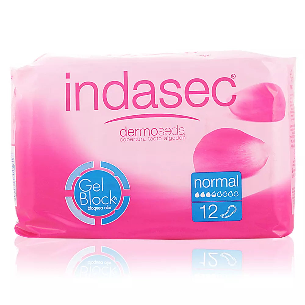 INDASEC-Compressa para incontinência normal DISCREET 12 unidades-DrShampoo - Perfumaria e Cosmética