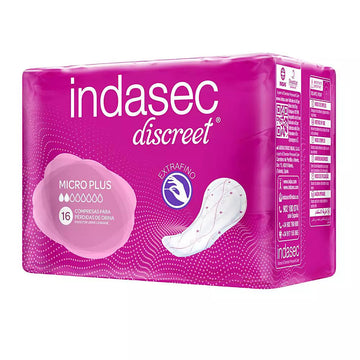 INDASEC-DERMOSEDA micro plus absorvente para incontinência 16 unidades-DrShampoo - Perfumaria e Cosmética Image principale du produit