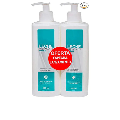 INIBSA-LEITE HIDRATANTE DERMATOLÓGICO 2 x 500 ml-DrShampoo - Perfumaria e Cosmética