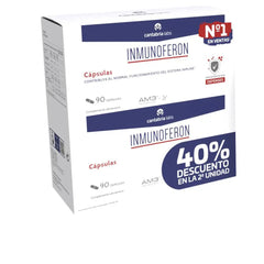 INMUNOFERON-pacote de cápsulas IMMUNOFERON 2 x 90 u.-DrShampoo - Perfumaria e Cosmética