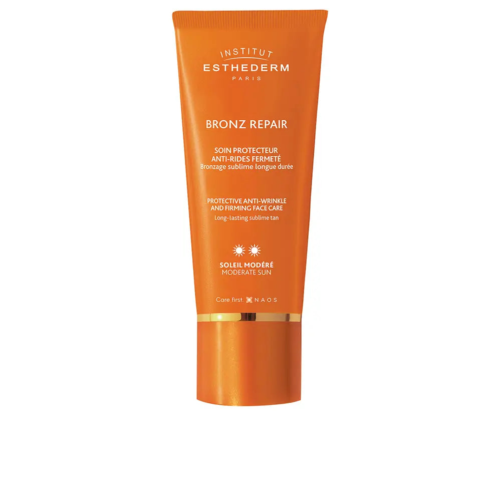 INSTITUT ESTHEDERM-CREME FACIAL ANTI-RUGAS BRONZ REPAIR MODERADO SOL 50 ML.-DrShampoo - Perfumaria e Cosmética