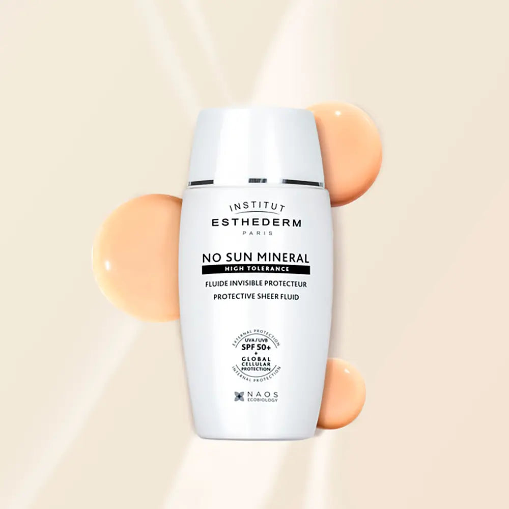 INSTITUT ESTHEDERM-NO SUN MINERAL fluido FPS50+ 50 ml.-DrShampoo - Perfumaria e Cosmética