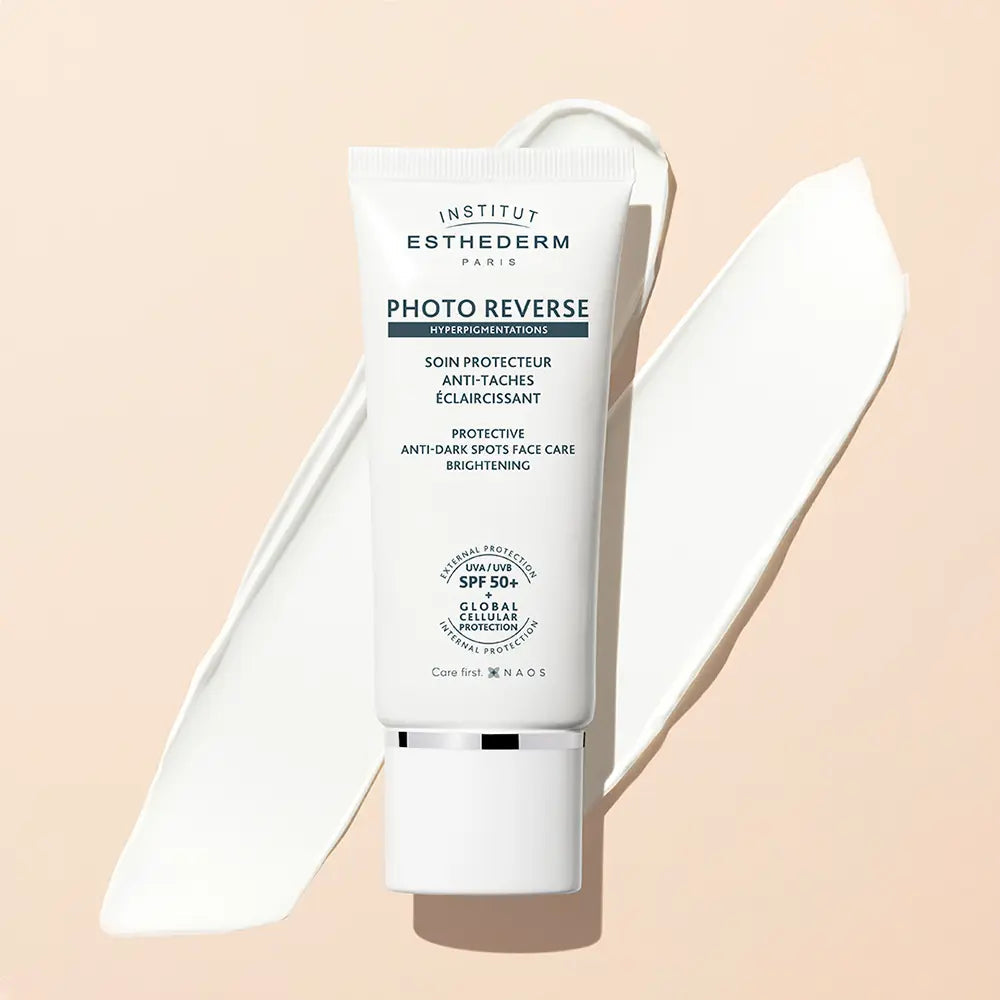 INSTITUT ESTHEDERM-PHOTO REVERSE tratamento facial iluminador protetor antimanchas 50 ml.-DrShampoo - Perfumaria e Cosmética