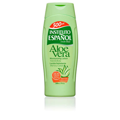 INSTITUTO ESPAÑOL-ALOE VERA loção hidratante 500 ml-DrShampoo - Perfumaria e Cosmética