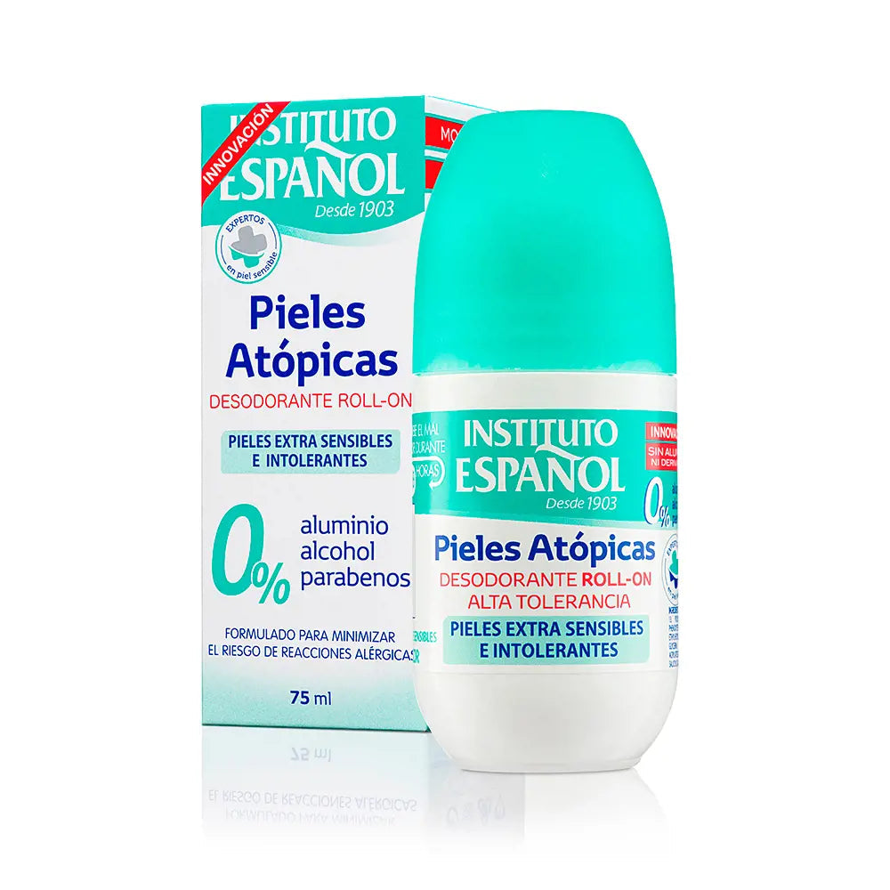 INSTITUTO ESPAÑOL-ATOPIC SKIN deo roll-on pele sensível 75 ml-DrShampoo - Perfumaria e Cosmética