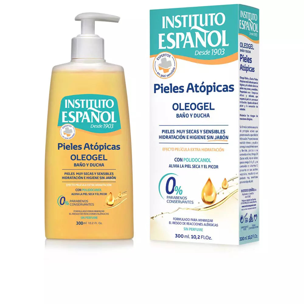 INSTITUTO ESPAÑOL-ATOPIC SKIN oleogel banho e duche 300 ml-DrShampoo - Perfumaria e Cosmética Imagen principal del producto