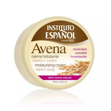INSTITUTO ESPAÑOL-AVEIA creme hidratante 400 ml-DrShampoo - Perfumaria e Cosmética Image principale du produit