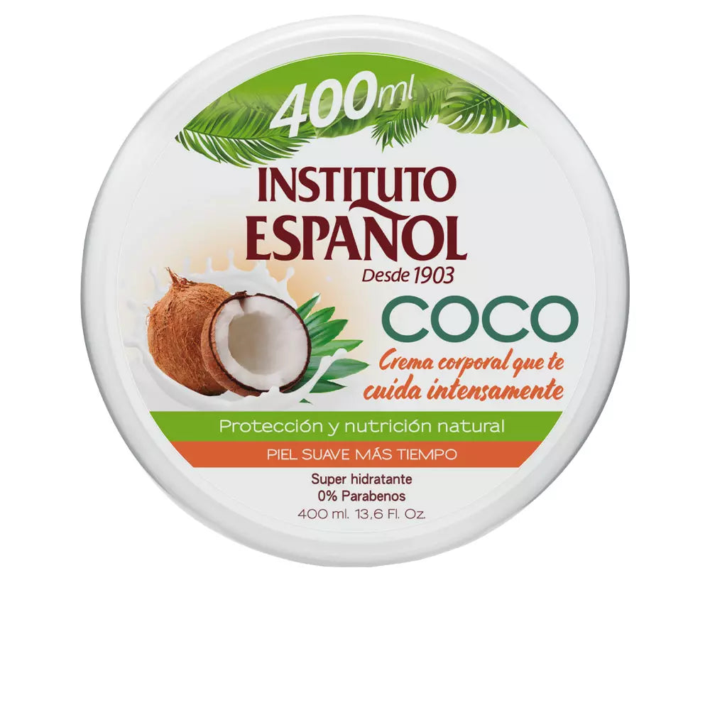 INSTITUTO ESPAÑOL-COCO creme corporal super hidratante 400 ml-DrShampoo - Perfumaria e Cosmética