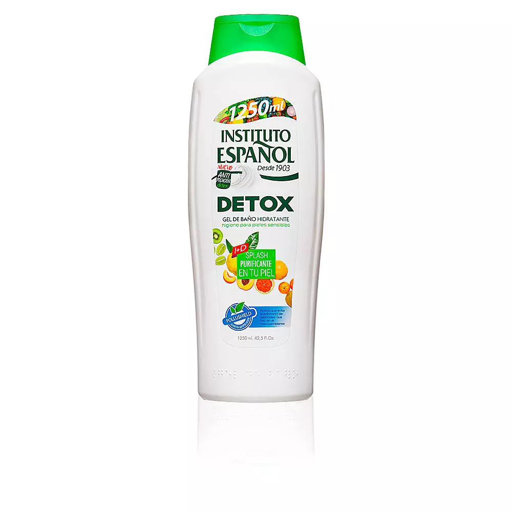 INSTITUTO ESPAÑOL-DETOX gel de banho purificante hidratante 1250 ml-DrShampoo - Perfumaria e Cosmética