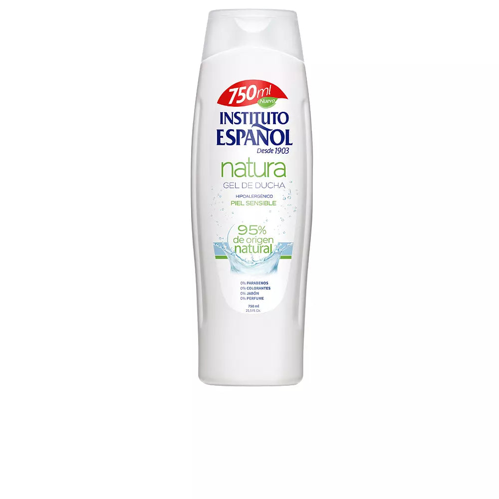 INSTITUTO ESPAÑOL-Gel de banho NATURA peles sensíveis 750 ml-DrShampoo - Perfumaria e Cosmética