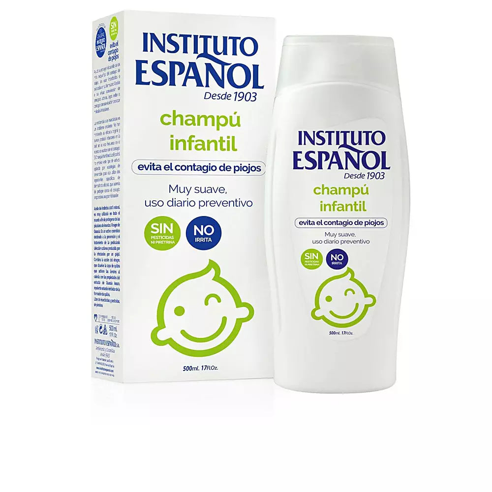 INSTITUTO ESPAÑOL-INFANTIL champô anti-piolhos 500 ml-DrShampoo - Perfumaria e Cosmética