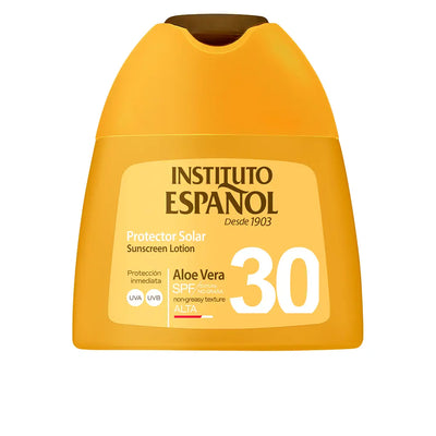 INSTITUTO ESPAÑOL-LOÇÃO PROTETORA SOLAR ALOE VERA FPS30 100 ml-DrShampoo - Perfumaria e Cosmética