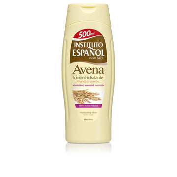 INSTITUTO ESPAÑOL-Leite hidratante AVEIA 500 ml-DrShampoo - Perfumaria e Cosmética Imagem principal do produto
