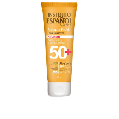 INSTITUTO ESPAÑOL-Protetor solar facial para pele sensível FPS 50+ 75 ml-DrShampoo - Perfumaria e Cosmética
