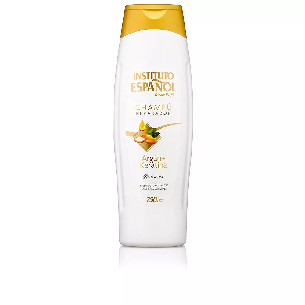 INSTITUTO ESPAÑOL-REPAIRING SHAMPOO argan + queratina 750 ml-DrShampoo - Perfumaria e Cosmética