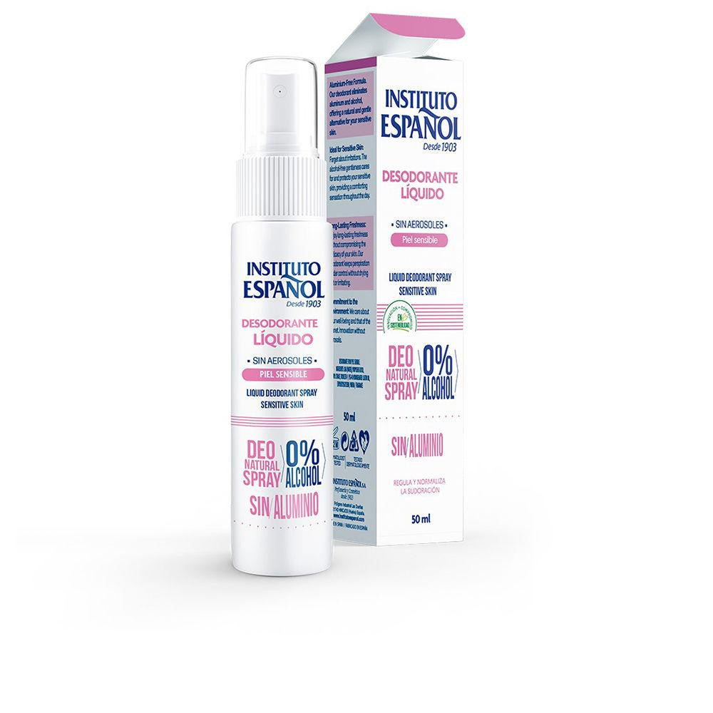 INSTITUTO ESPAÑOL-SENSITIVE SKIN liquid deodorant spray 50 ml-DrShampoo - Perfumaria e Cosmética