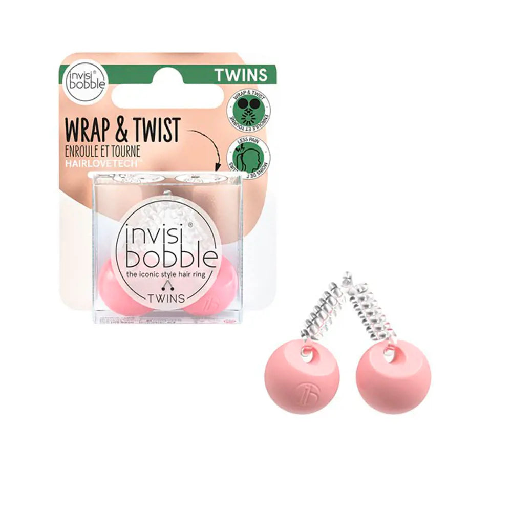 INVISIBOBBLE-INVISIBOBBLE TWINS prima ballerina 1 unidade-DrShampoo - Perfumaria e Cosmética