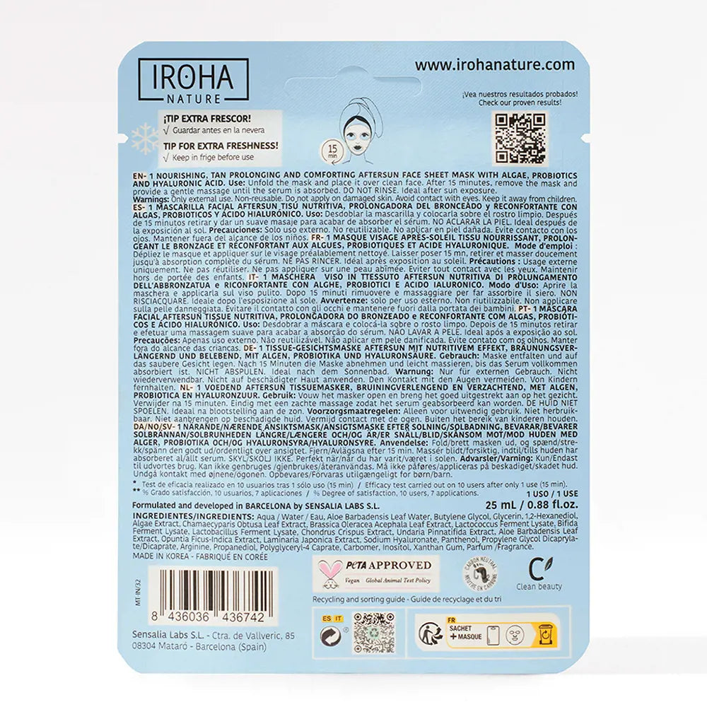 IROHA-ALGAS nutritivo bronzeado de longa duração-DrShampoo - Perfumaria e Cosmética