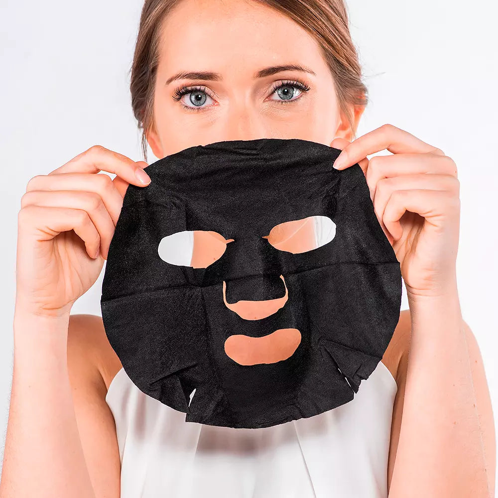 IROHA-DETOX CHARCOAL BLACK máscara facial de tecido 1 uso-DrShampoo - Perfumaria e Cosmética