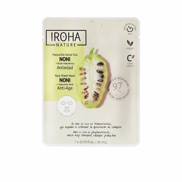 IROHA-NATURE MASK noni + ácido hialurônico 1 un-DrShampoo - Perfumaria e Cosmética Imagem principal do produto