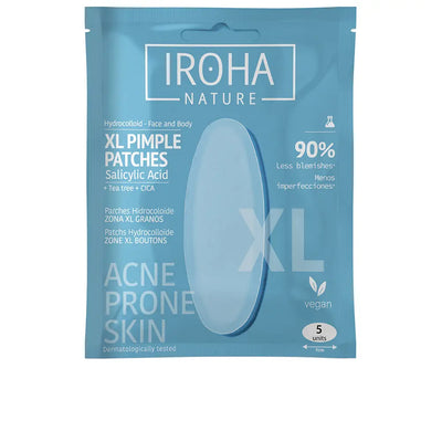 IROHA-PELE COM TENDÊNCIA À ACNE adesivos hidrocolóides XL 5 unidades-DrShampoo - Perfumaria e Cosmética