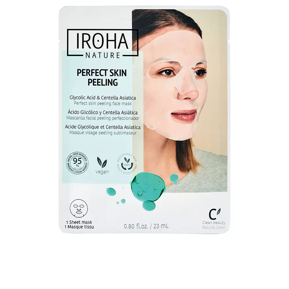 IROHA-PERFECT SKIN PEELING ácido glicólico e centella asiática 23 ml-DrShampoo - Perfumaria e Cosmética