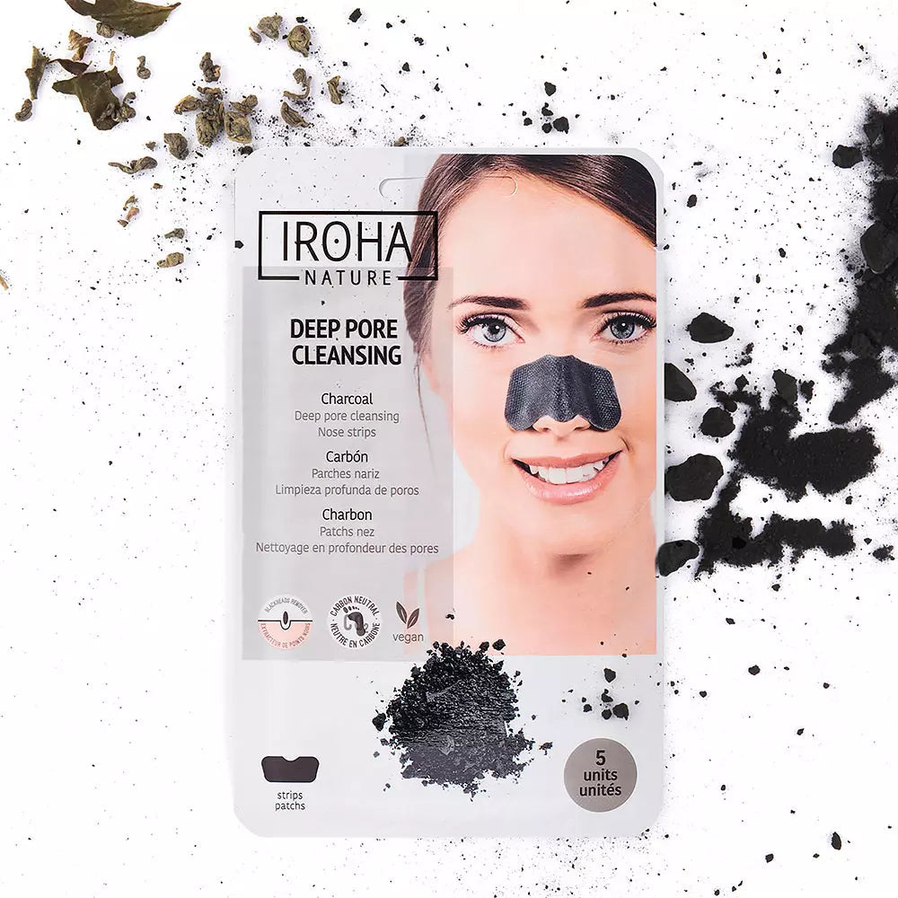 IROHA-tiras de nariz DETOX CHARCOAL BLACK 5 unidades-DrShampoo - Perfumaria e Cosmética