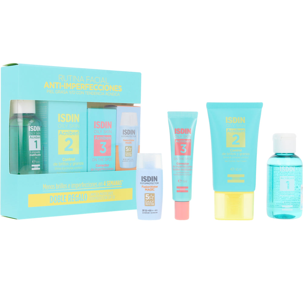 ISDIN-ACNIBEN BRILHO E CONTROLE DE MANCHAS SET 2 pcs.-DrShampoo - Perfumaria e Cosmética