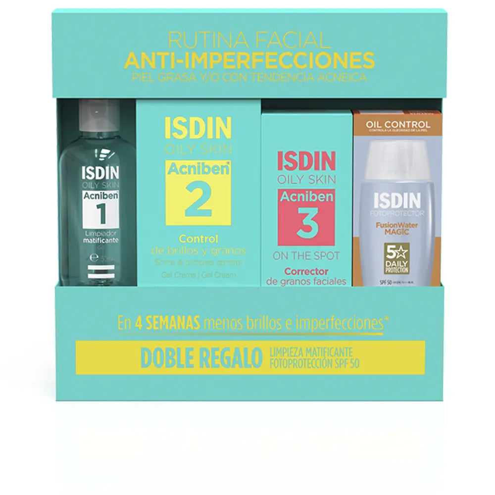 ISDIN-ACNIBEN BRILHO E CONTROLE DE MANCHAS SET 2 pcs.-DrShampoo - Perfumaria e Cosmética