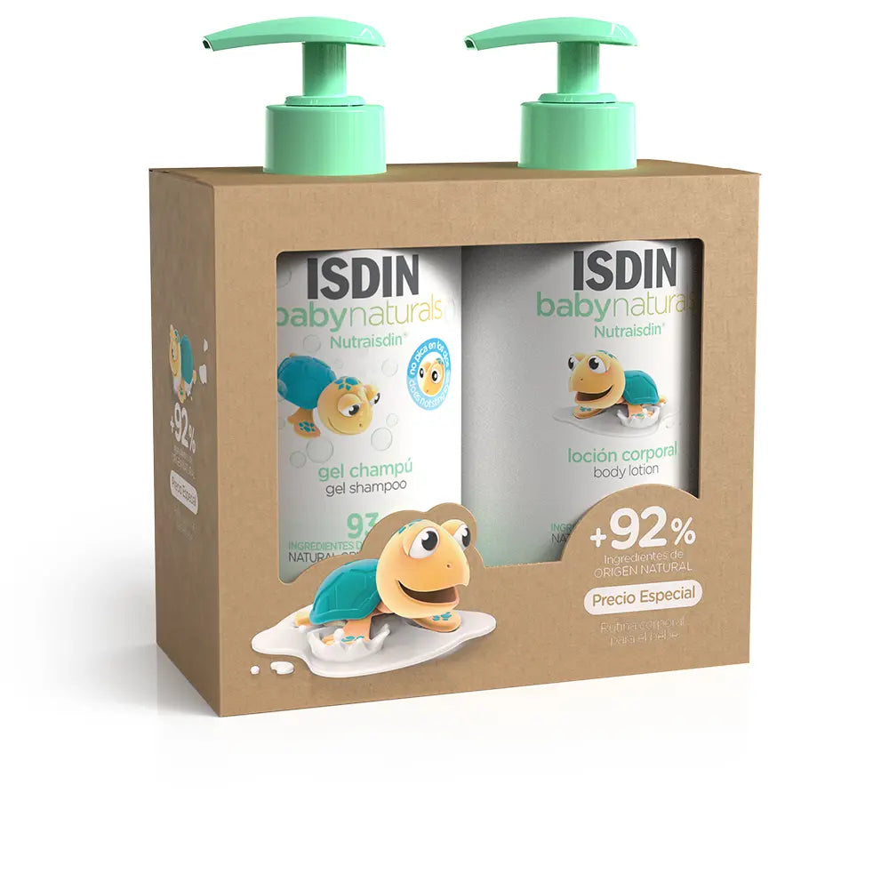 ISDIN-BABYNATURALS Estojo de 2 peças.-DrShampoo - Perfumaria e Cosmética