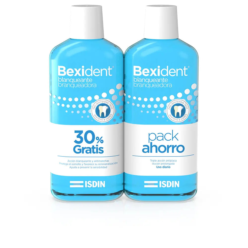 ISDIN-BEXIDENT BRANQUEADOR enxaguante bucal 2 x 500 ml-DrShampoo - Perfumaria e Cosmética