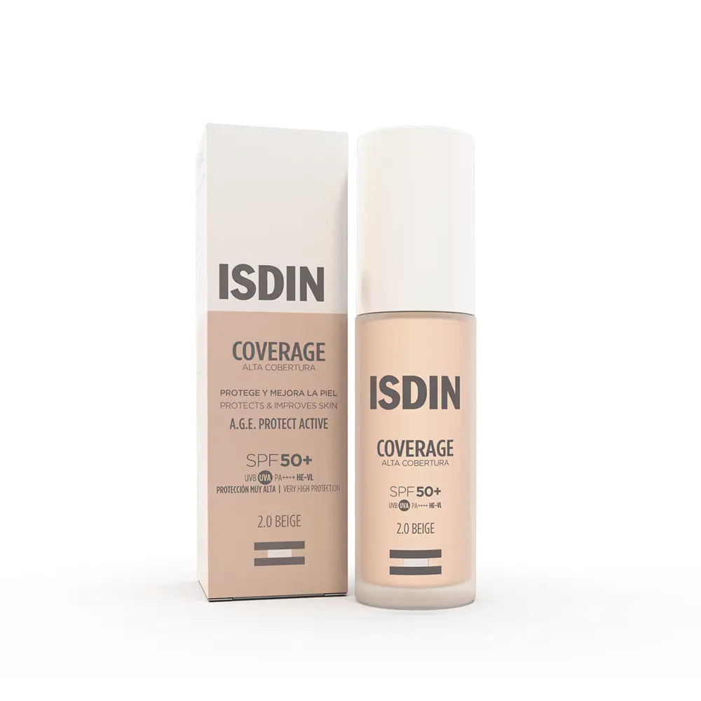 ISDIN-COVERAGE alta cobertura FPS50 20 Beige 30 gr.-DrShampoo - Perfumaria e Cosmética