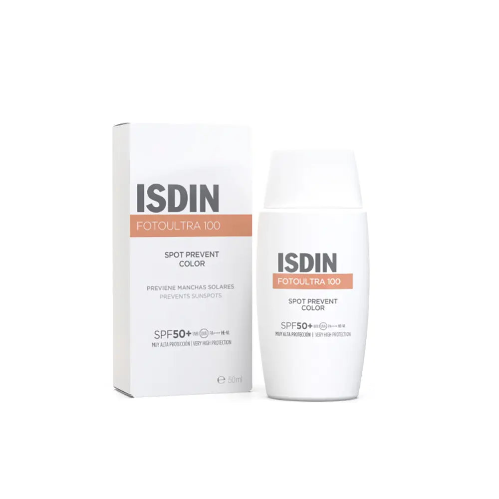 ISDIN-FOTO ULTRA 100 protetor solar facial colorido previne manchas solares FPS50+ 50 ml-DrShampoo - Perfumaria e Cosmética