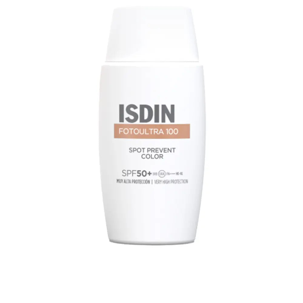 ISDIN-FOTO ULTRA 100 protetor solar facial colorido previne manchas solares FPS50+ 50 ml-DrShampoo - Perfumaria e Cosmética