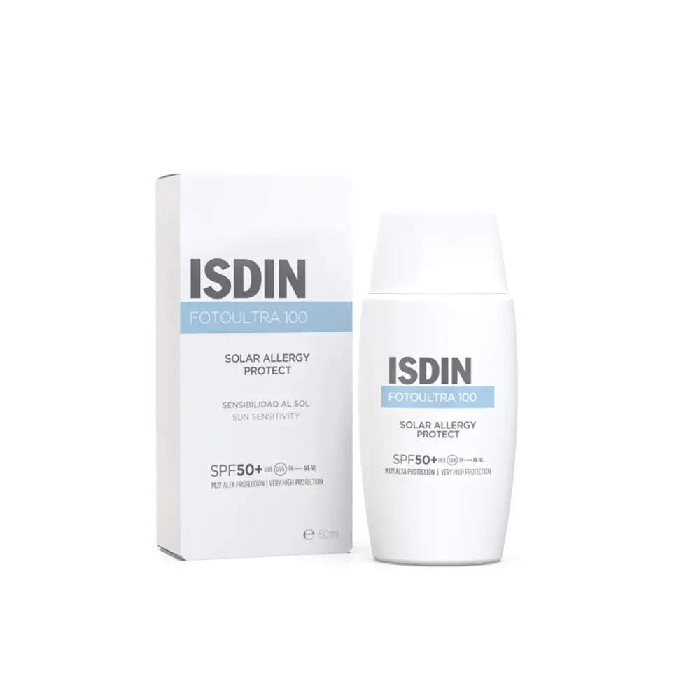 ISDIN-FOTO ULTRA fluido de fusão para alergia solar FPS50+ 50 ml-DrShampoo - Perfumaria e Cosmética